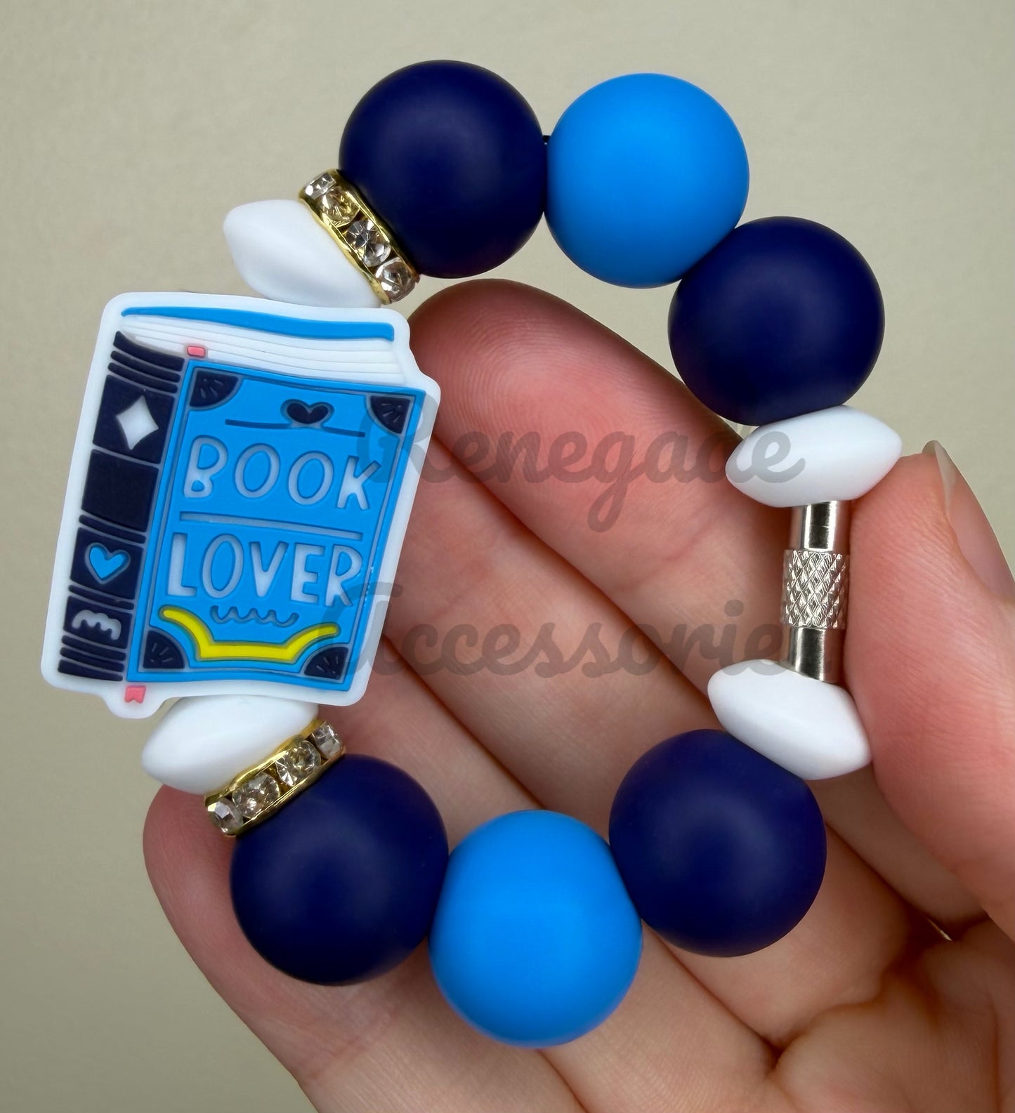 Silicone Charm - Book Lover