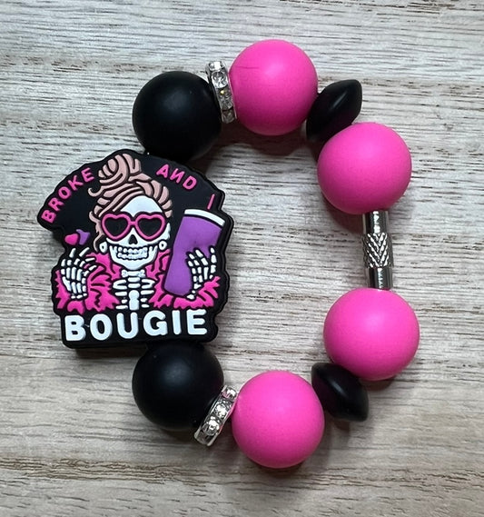 Silicone Charm - Broke And Bougie