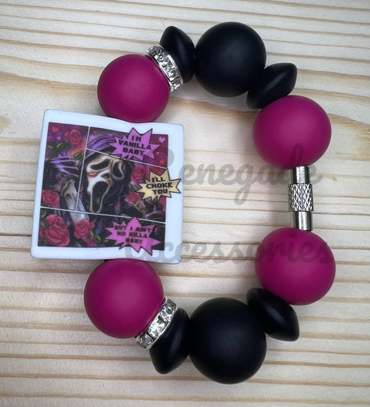 Silicone Charm - Ghostface