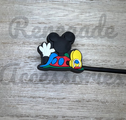 Straw Topper - Mouse Ears House