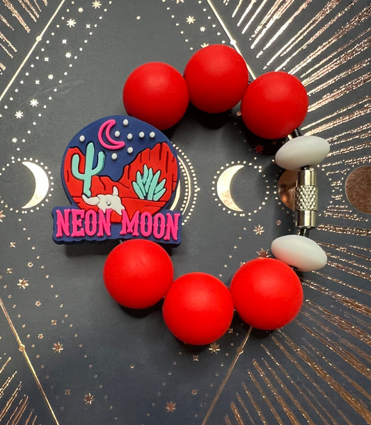 Silicone Charm - Neon Moon