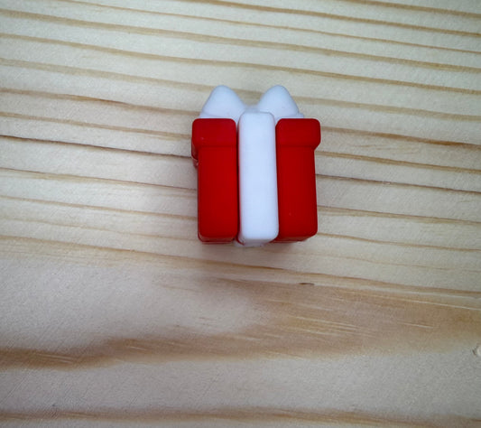 Focal Bead - Red Gift Box
