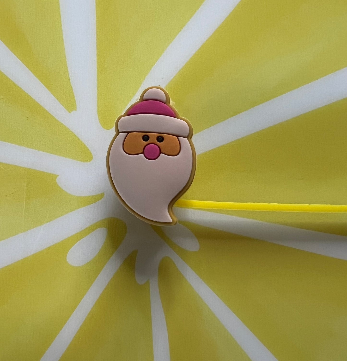 8MM Straw Topper - Santa Cookie - Food