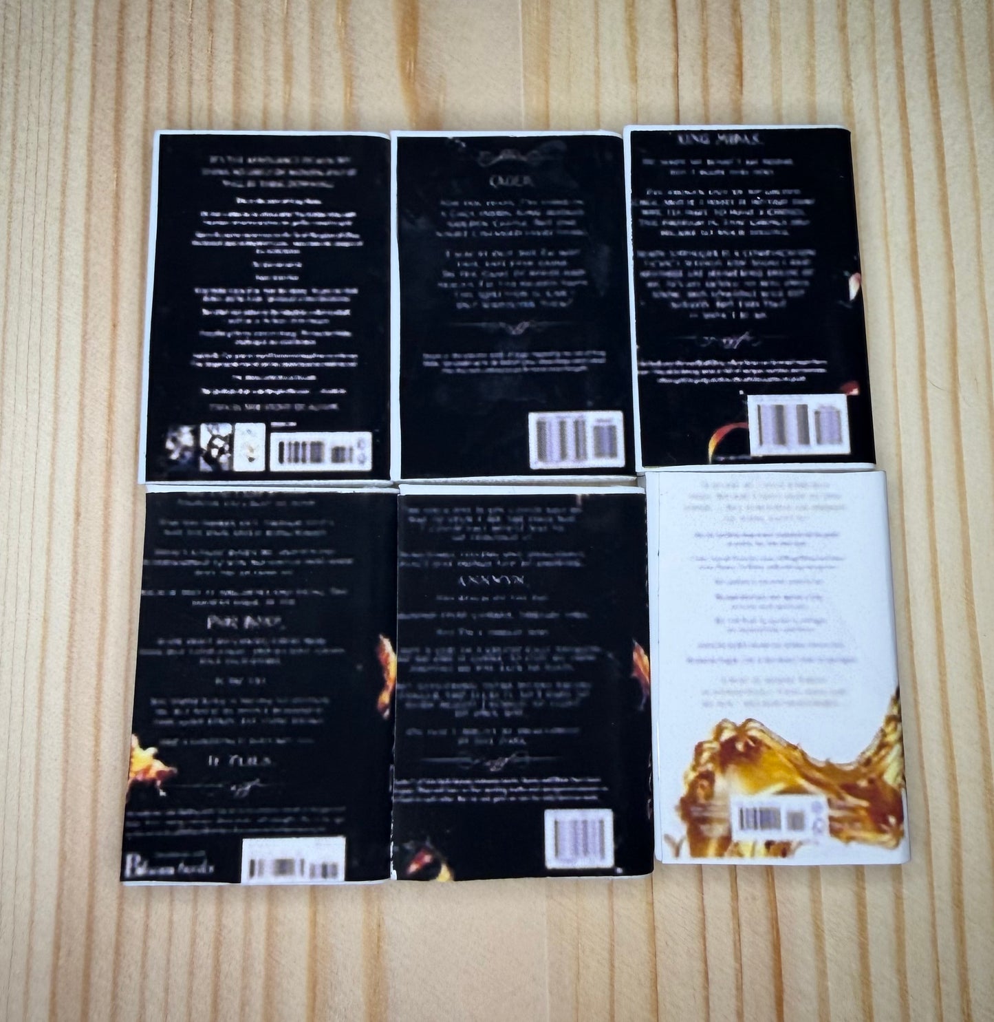 3D Printed Book Bundle - Plated Prisoner Set Of 6
