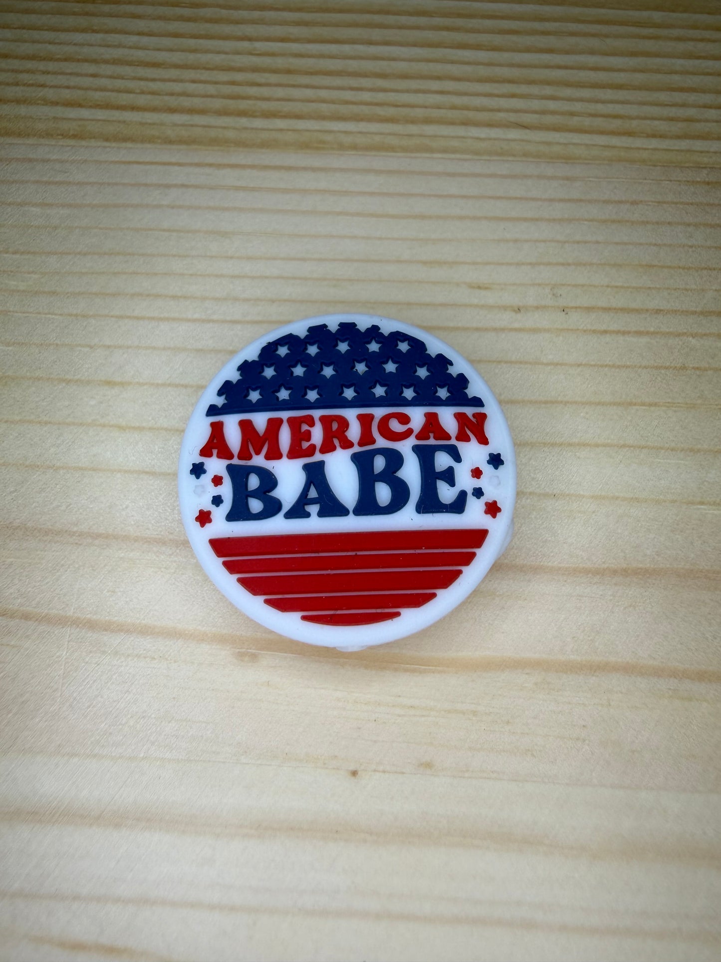 Focal Bead - Fourth Of July American Babe