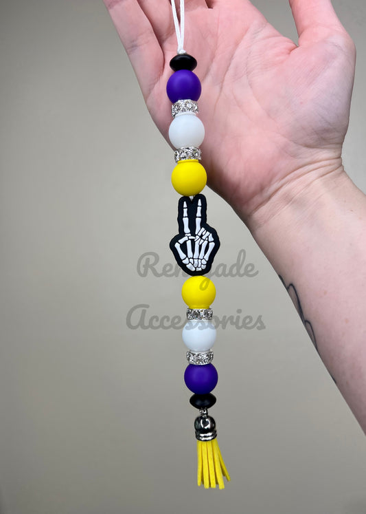 Silicone Charm - Enchanted Charms - Skeleton Hand - RIP