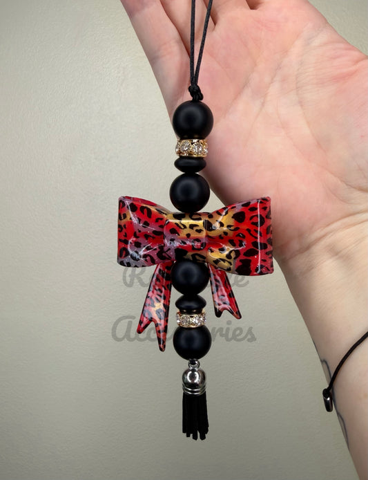 Silicone Charm - Enchanted Charms - Leopard Bow