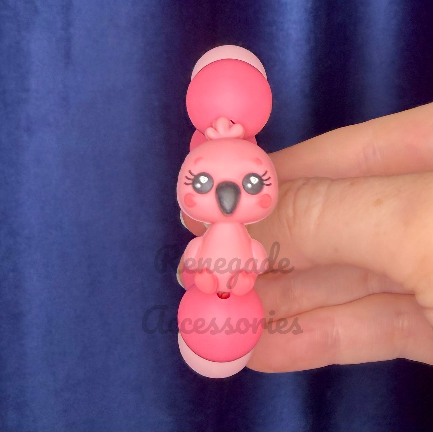Silicone Charm - Peacock