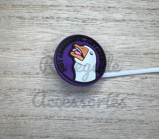 Straw Topper - Not Aggressive Just Assertive