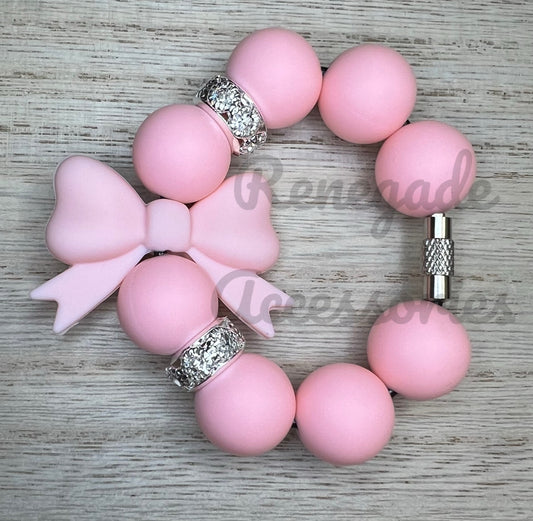 Silicone Charm - Wildrose Bow