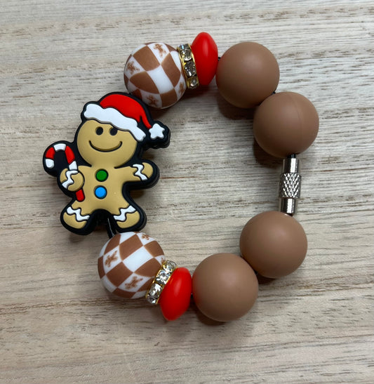 Silicone Charm - Gingerbread Cookie