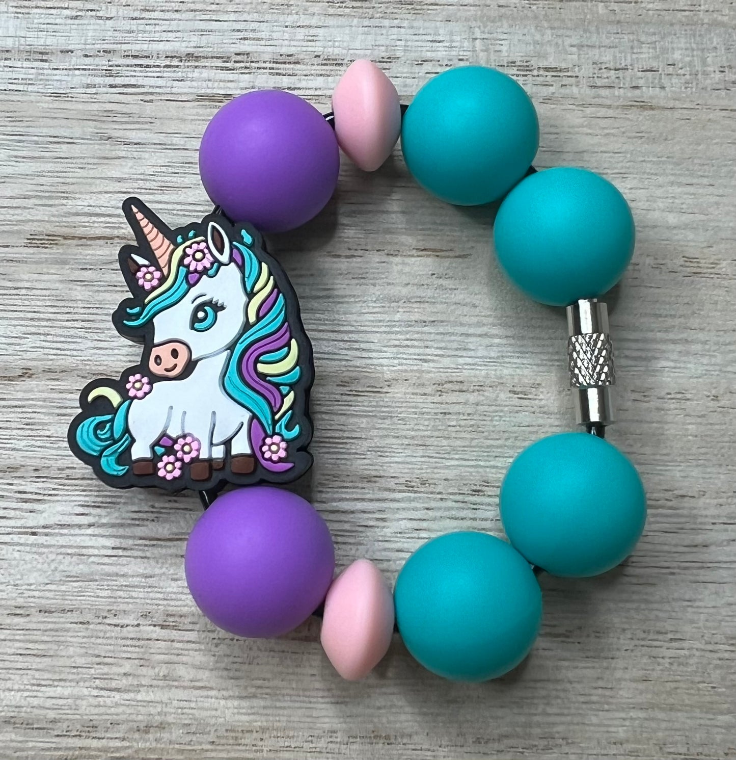 Silicone Charm - Unicorn