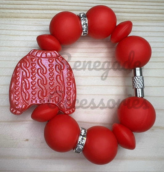 Silicone Charm - Opal Red Sweater