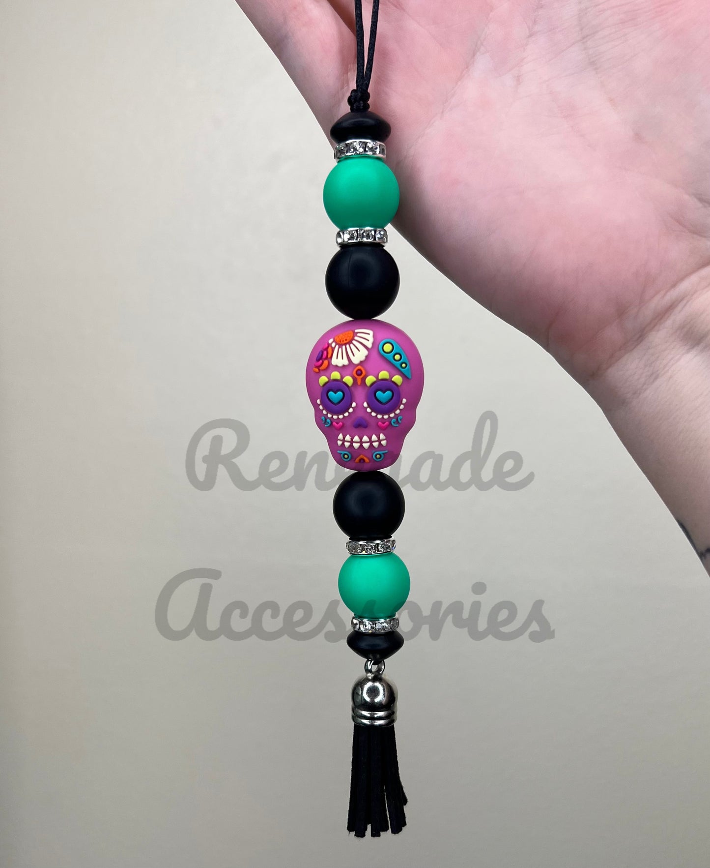 Silicone Charm - Enchanted Charms - Sugar Skull