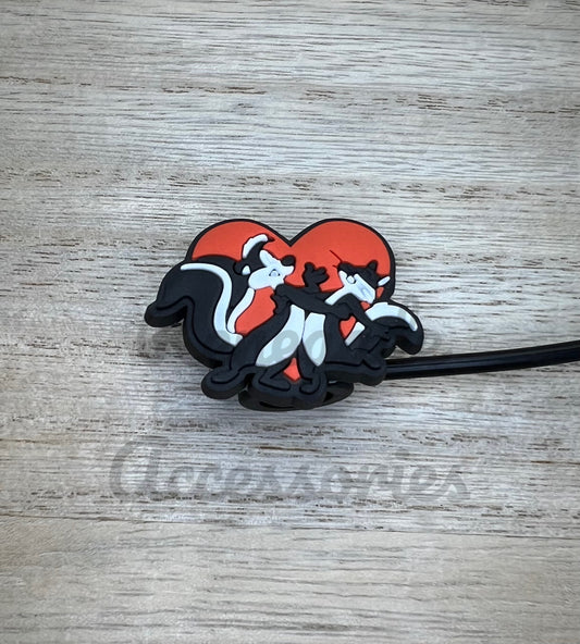 Straw Topper - Skunk Characters