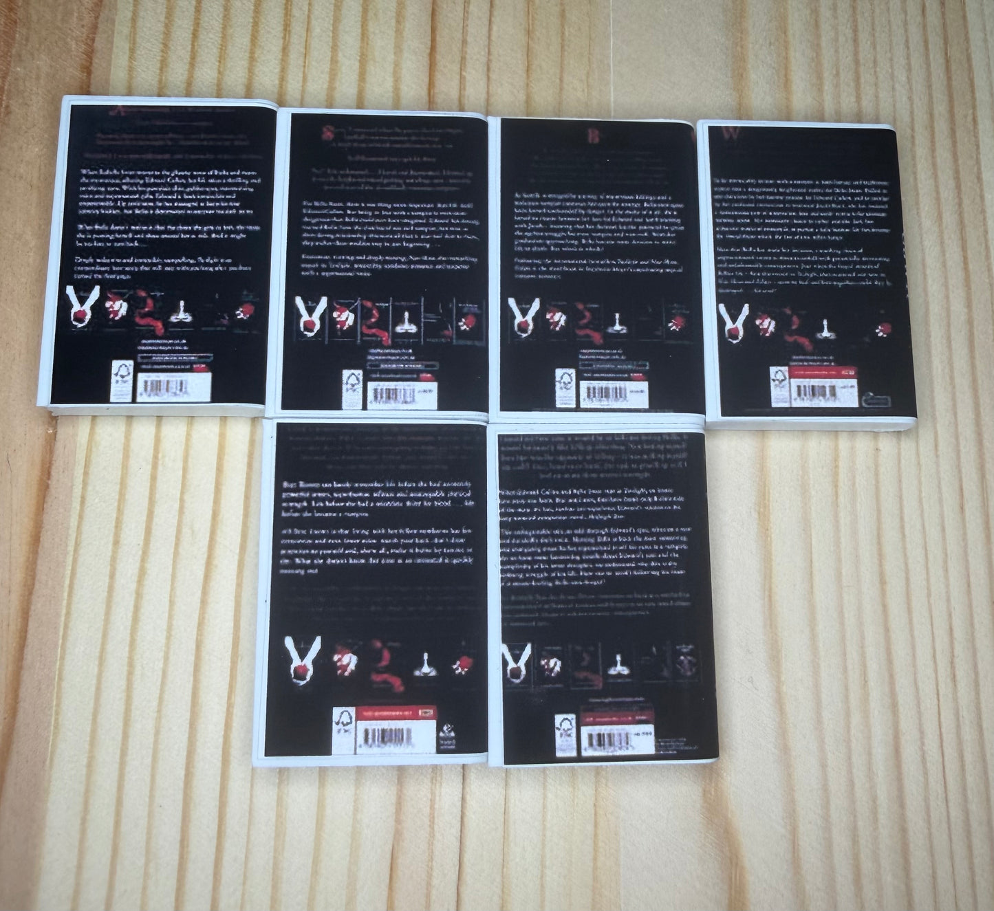 3D Printed Book Bundle - Twilight Set Of 6