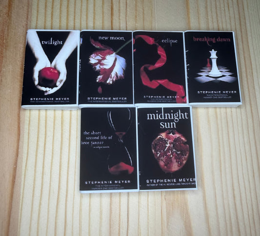 3D Printed Book Bundle - Twilight Set Of 6