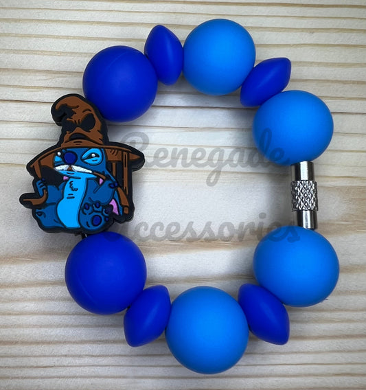 Silicone Charm - Blue Alien Sorting Hat - HP