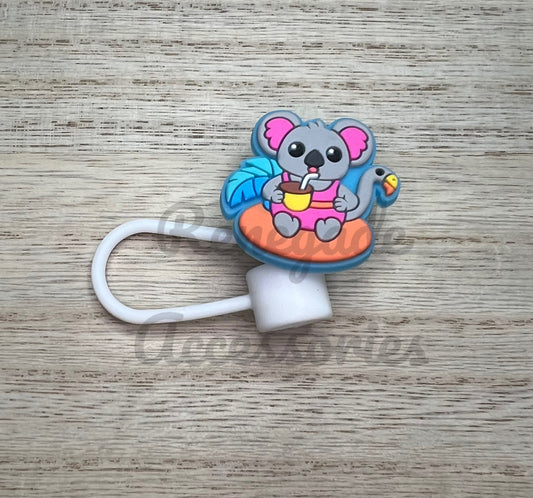 Straw Topper - Summer Vibes Koala
