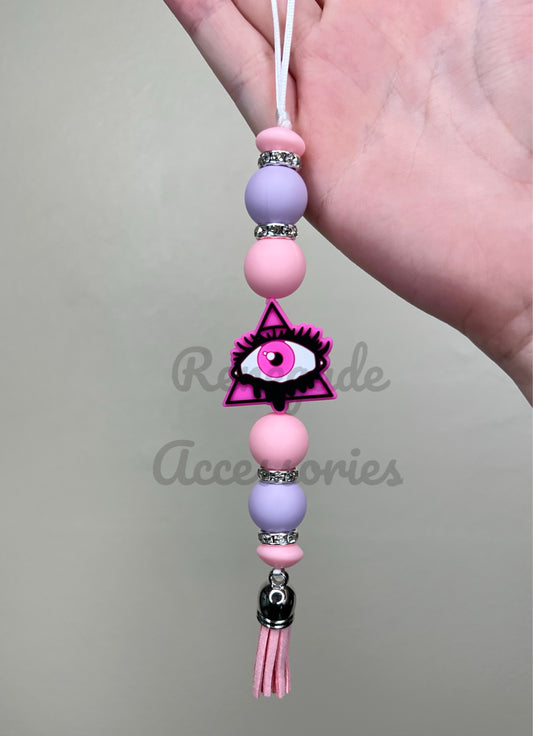 Silicone Charm - Enchanted Charms - Pink Eye Wicked