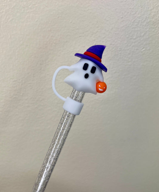 Straw Topper 3D - Ghostie