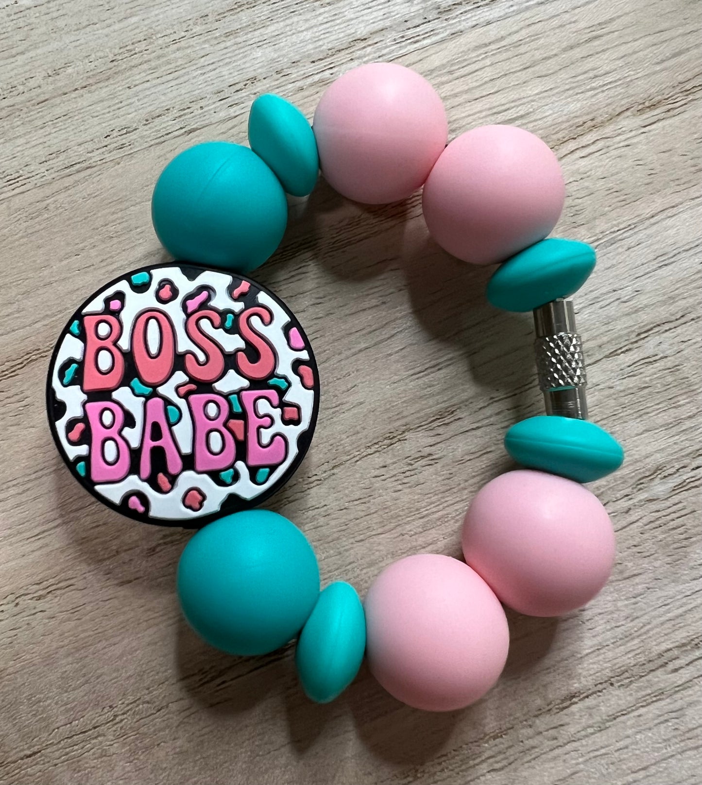 Silicone Charm - Boss Babe