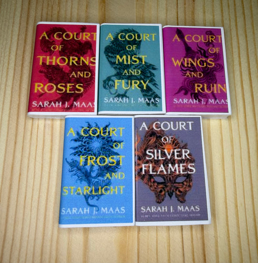 3D Printed Book Bundle - ACOTAR Set Of 5