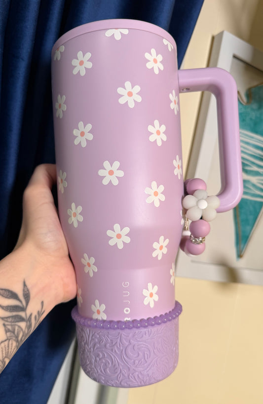 Silicone Charm - Clear Daisy - Jane