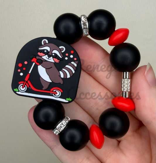 Silicone Charm - Raccoon