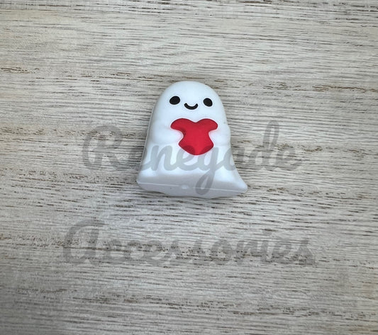 Focal Bead - Ghost Heart