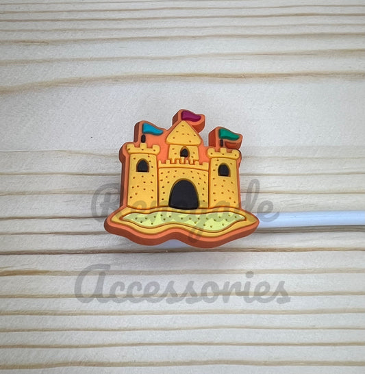 Straw Topper - Sandcastle