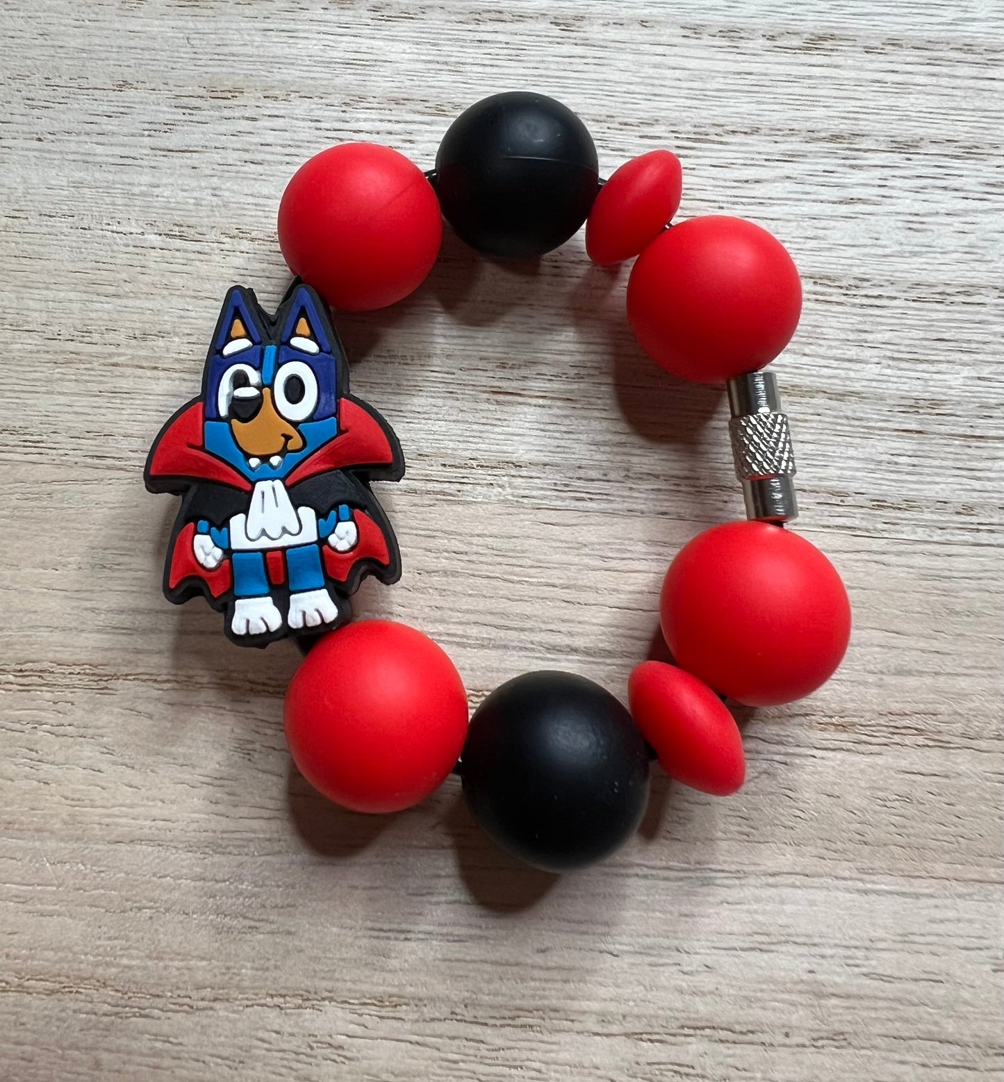 Silicone Charm - Vampire Blue Dog - Character