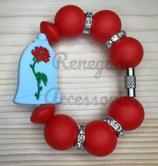 Silicone Charm - Beauty Princess Rose