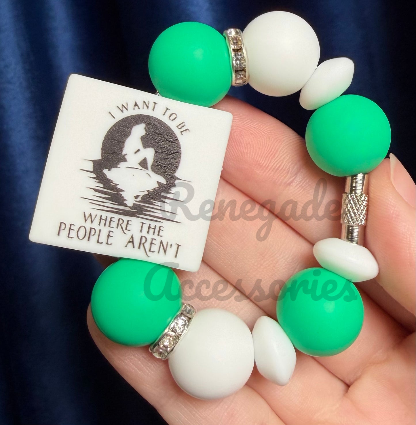 Silicone Charm - Mermaid Princess - Where The People Aren’t