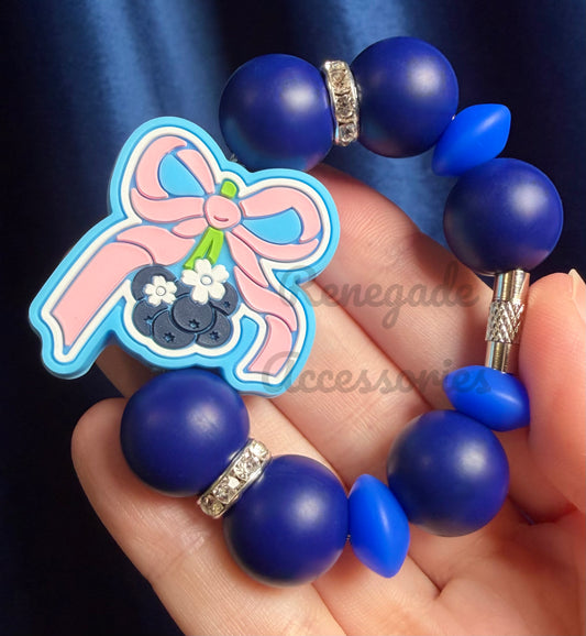 Silicone Charm - Blueberry/Freshly Picked