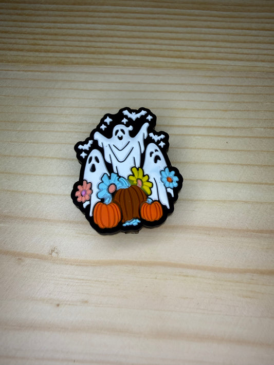Focal Bead - Pumpkins & Ghosts