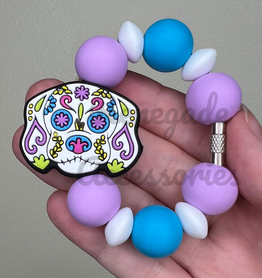 Silicone Charm - Day Of The Dead Dog