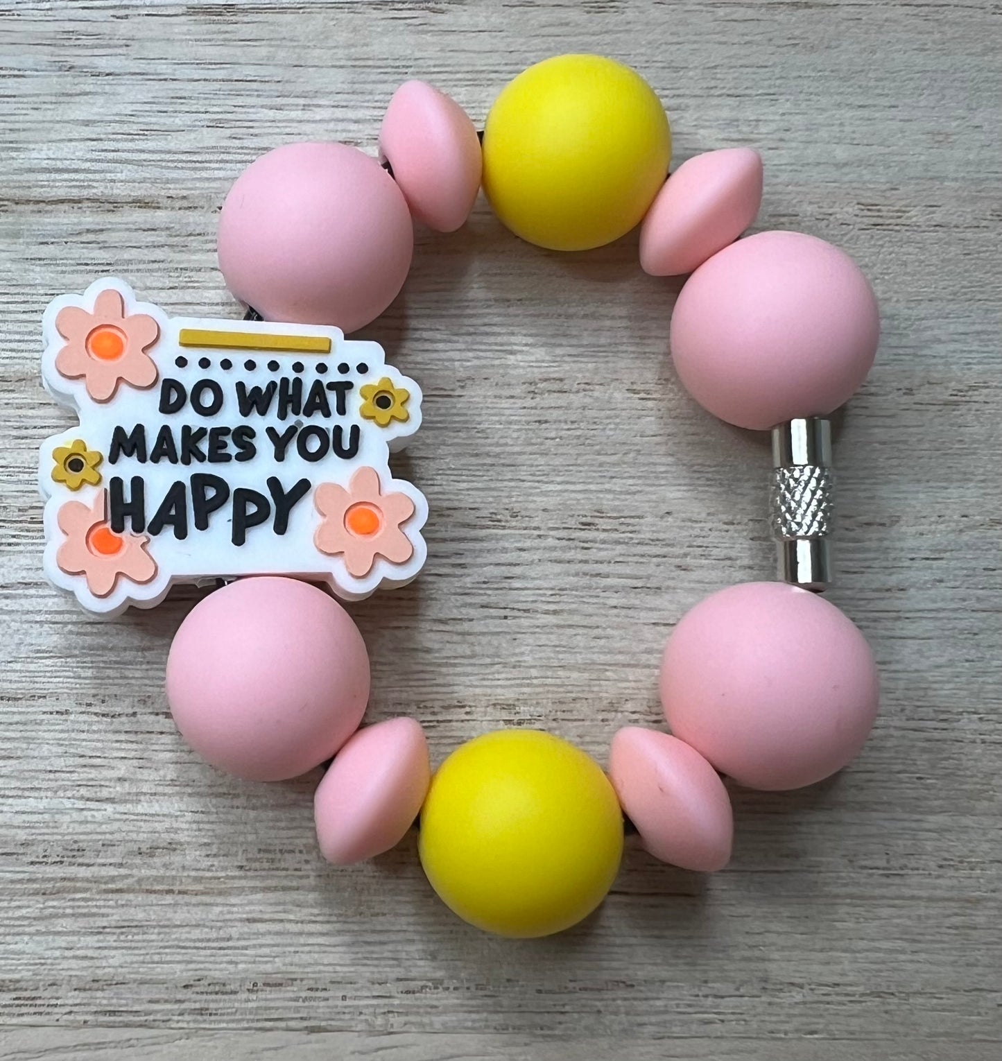 Silicone Charm - Do What Makes You Happy