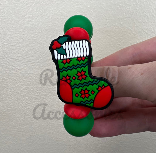 Silicone Charm - Stocking