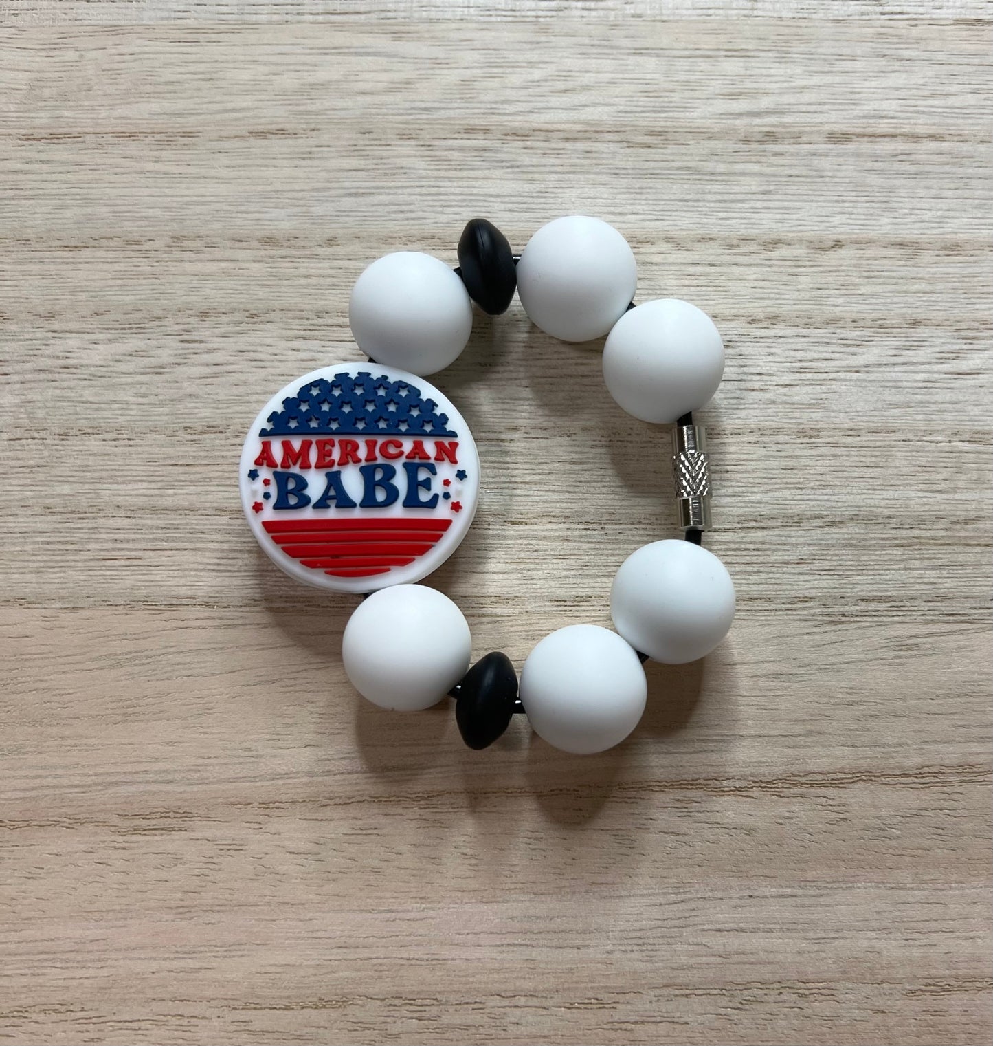 Silicone Charm - American Babe