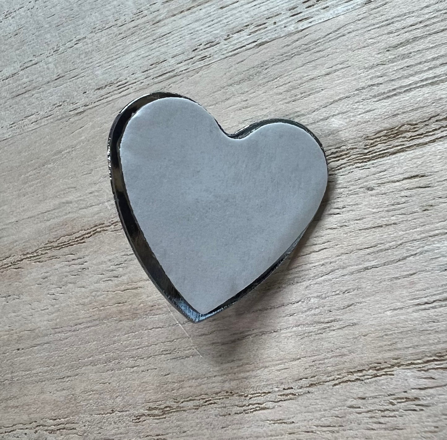 Tumbler/Cup Charm Hook - Silver Heart