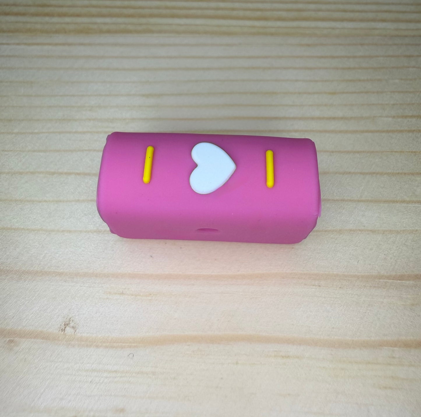 Focal Bead - Book Pink
