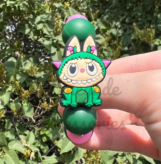 Silicone Charm - Bubu Dark Green Monster