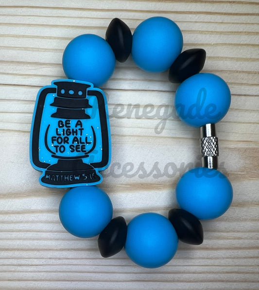 Silicone Charm - Be A Light For All To See - Lantern
