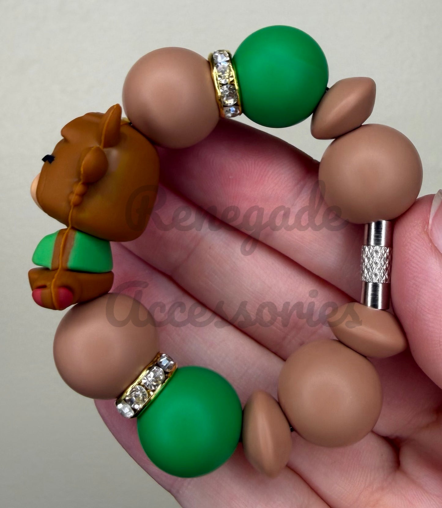 Silicone Charm - Lucky Cow