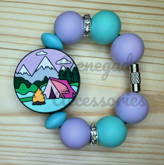 Silicone Charm - Camping