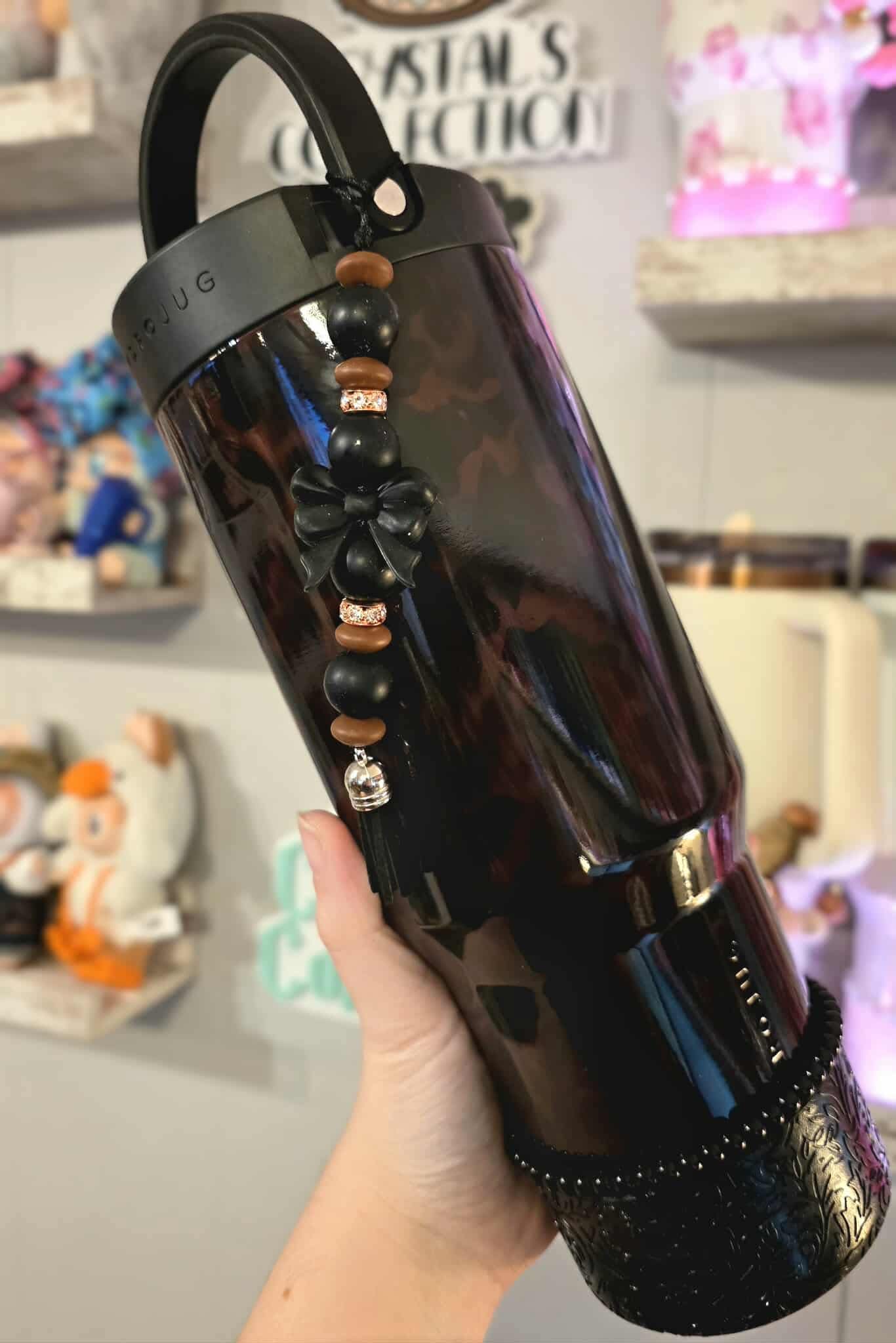 Bracelet Stack - Black - Tortoise