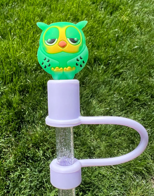 Straw Topper 3D - Owl