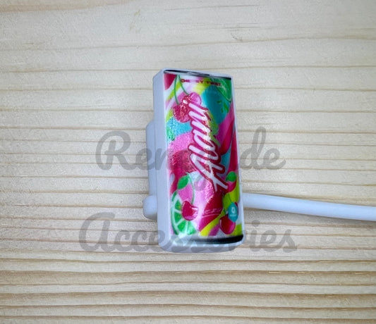 Straw Topper - Cherry Twist Energy Drink