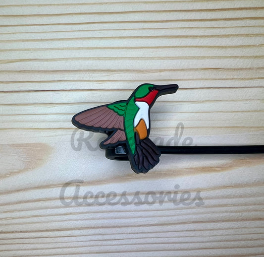 Straw Topper - Hummingbird